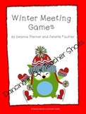 Winter Themed Classroom Meeting Games