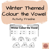 Winter Themed Colour the Vowel