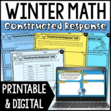 Winter Themed Constructed Response Practice Problems: Comm