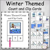 Winter Themed Count and Clip Cards