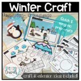 Winter Themed Craft for Speech and Language
