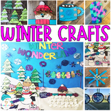 Winter Themed Crafts for Preschool and Kindergarten with V