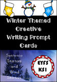 Winter Themed Creative Writing Story Prompt Cards for Early Years
