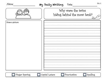Kindergarten Writing Journals, Kindergarten Journal Writing, Kindergarten  Homeschool Writing Prompts
