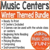 Winter Themed Elementary Music Centers Games Worksheets Wh