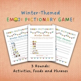 Winter Themed Emoji Pictionary Game