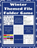 Winter Themed File Folder Game Template
