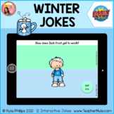 Winter Themed Jokes for Boom Cards™