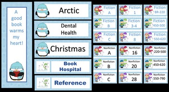 Preview of Winter Themed Library Printables