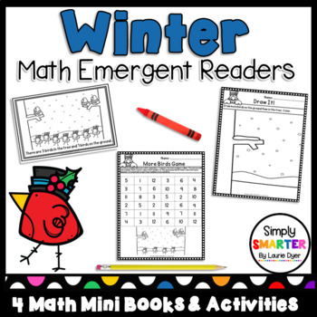Preview of Winter Themed Math Emergent Readers With Activities
