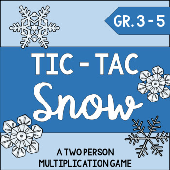 Preview of Winter Themed Multiplication Math Game