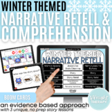 Winter Themed Narrative Retell and Comprehension BOOM Cards