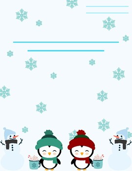 Preview of Winter Themed Notetakers
