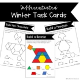 Winter Themed Pattern Block Task Cards
