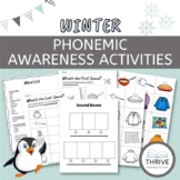 Winter Themed Phonemic Awareness Activities