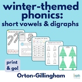 Winter - Christmas Themed Phonics - Orton Gillingham - Sho