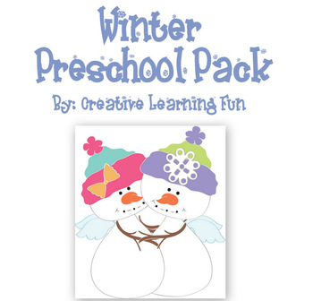 Preview of Winter Themed Preschool Pack