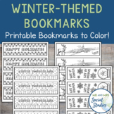 Winter-Themed Printable Bookmarks | Coloring Bookmarks