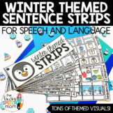 Winter Speech Therapy Articulation and Language Strips