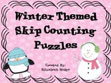 Winter Themed Skip Counting Puzzles