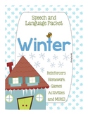 Winter Themed Speech and Language Activities Packet