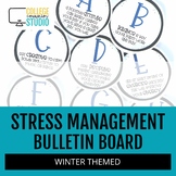 Stress Management Bulletin Board | Winter Theme