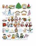 Winter Thyme Holiday Graphics Clip Art