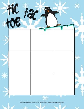Winter Tic Tac Toe - Free Interactive and PDF Game - Your Therapy Source