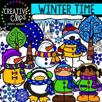Preview of Winter Time {Creative Clips Digital Clipart}