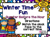 Winter Time Fun Quarter Before the Hour PowerPoint Interac