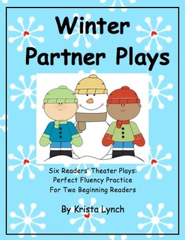 Preview of Winter Partner Readers' Theater Plays with Corresponding Puppets!