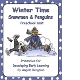 Winter Time with Snowmen and Penguins ~ JUMBO Preschool Pack