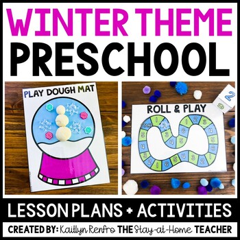 Preview of Winter Toddler Activities Homeschool Preschool Curriculum & Lesson Plans | PreK