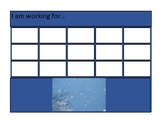 Winter Token Board (token economy, sticker chart)