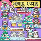 Winter Toppers: Winter Clipart {DobiBee Designs}