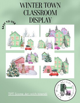 Preview of Winter Town Classroom Display