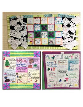 Preview of December Family Project - *EDITABLE* Winter Traditions Quilt *EDITABLE*