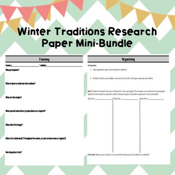 Preview of Winter Traditions from Around the World Writing Unit