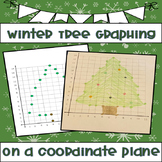 Winter Tree Plotting Points on Coordinate Plane Graphing- 