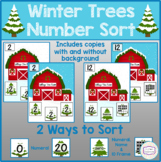 Winter Trees Number Sort
