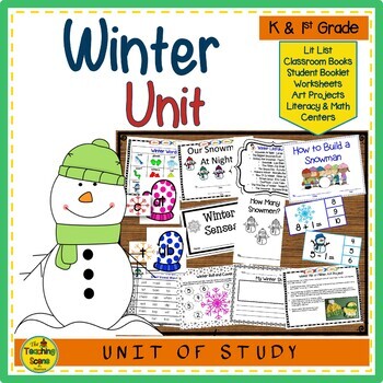 Preview of Winter Unit: Activities & Centers