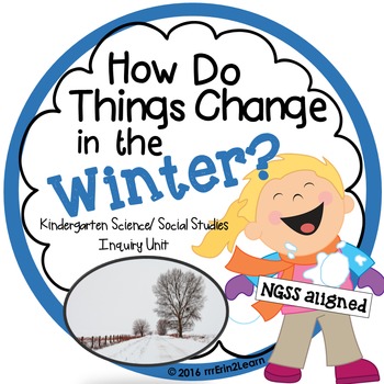 Preview of Winter Unit Kindergarten Science Social Studies