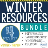 Winter Units Bundle - Interactive Notebook, Flip Books, Wi