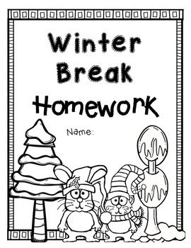 winter holiday homework for class 2 pdf