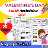Winter & Valentine’s Day Math Activities, February Math Ce