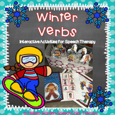 Winter Verb Interactive Activities for Speech Therapy
