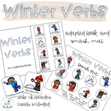 Winter Verbs Adapted Book // Speech Therapy // Grammar