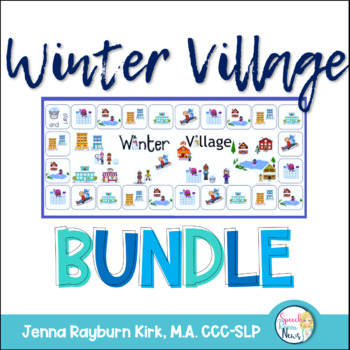 Preview of Winter Village BUNDLE: Social, Grammar, Language