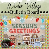 Winter Village Bulletin Board | Vintage Village Christmas 