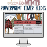 Winter PowerPoint Slides With Timers